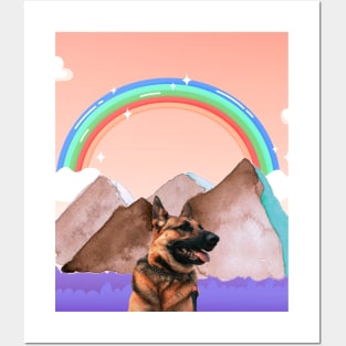 German Shepherd Posters and Art